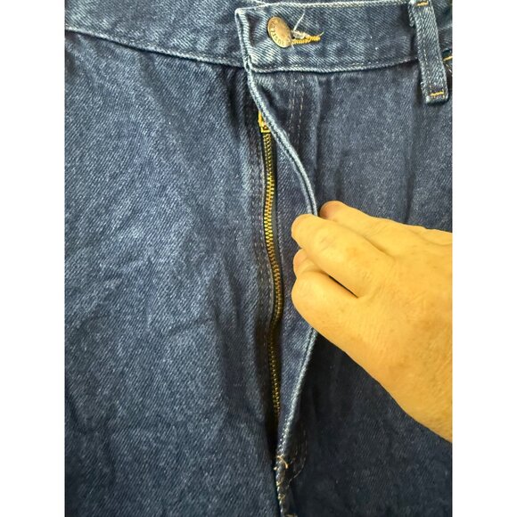 Rustler Jeans Mens Size 40 X 30 Blue Dark Wash Western Work Denim Casual - Picture 3 of 6